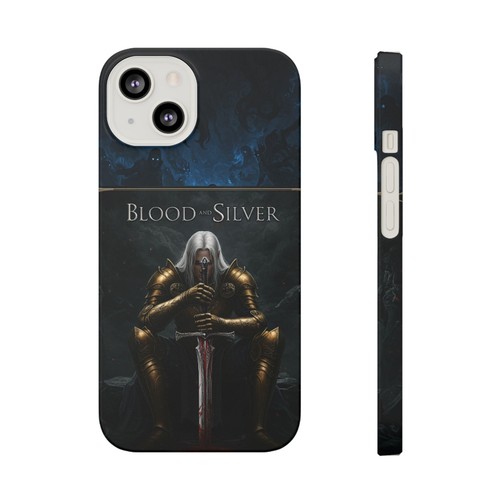 Blood and silver phone - and,
